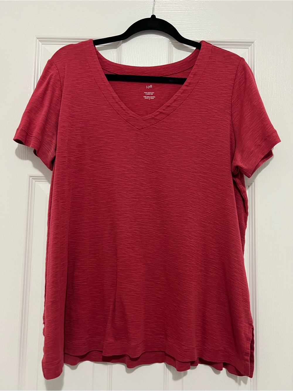 J. Jill Lightweight Red Tee